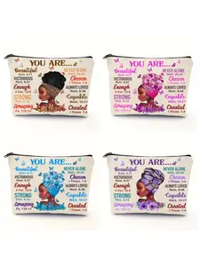 Colorful Floral Women's Makeup Bag, Makeup Organizer Pouch, Handheld Cosmetic Pouch, Foldable Zipper Beauty Case, Travel Storage Bag, Perfect Gift for Birthdays, Christmas, New Year