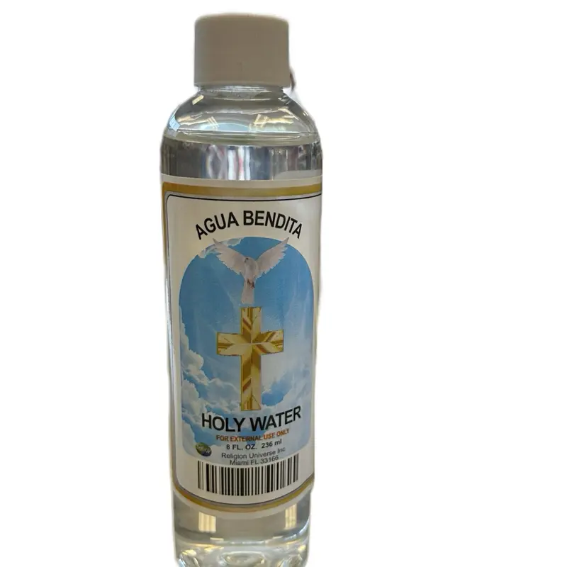 Agua Bendita Holy Water 8 FL OZ 236 mL for External Use Only Spiritual Blessing