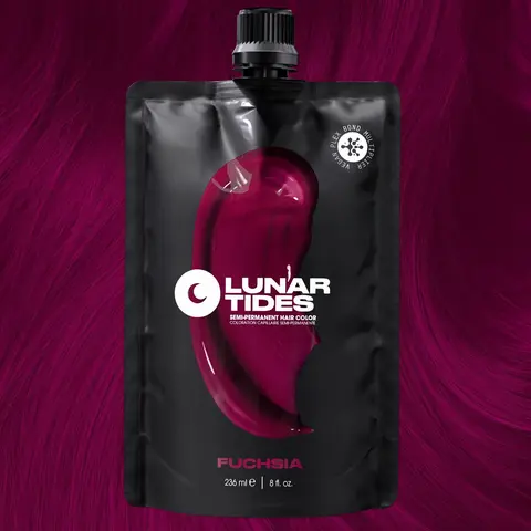 Lunar Tides Deep Pink Hair Color Semi-permanent - Fuchsia