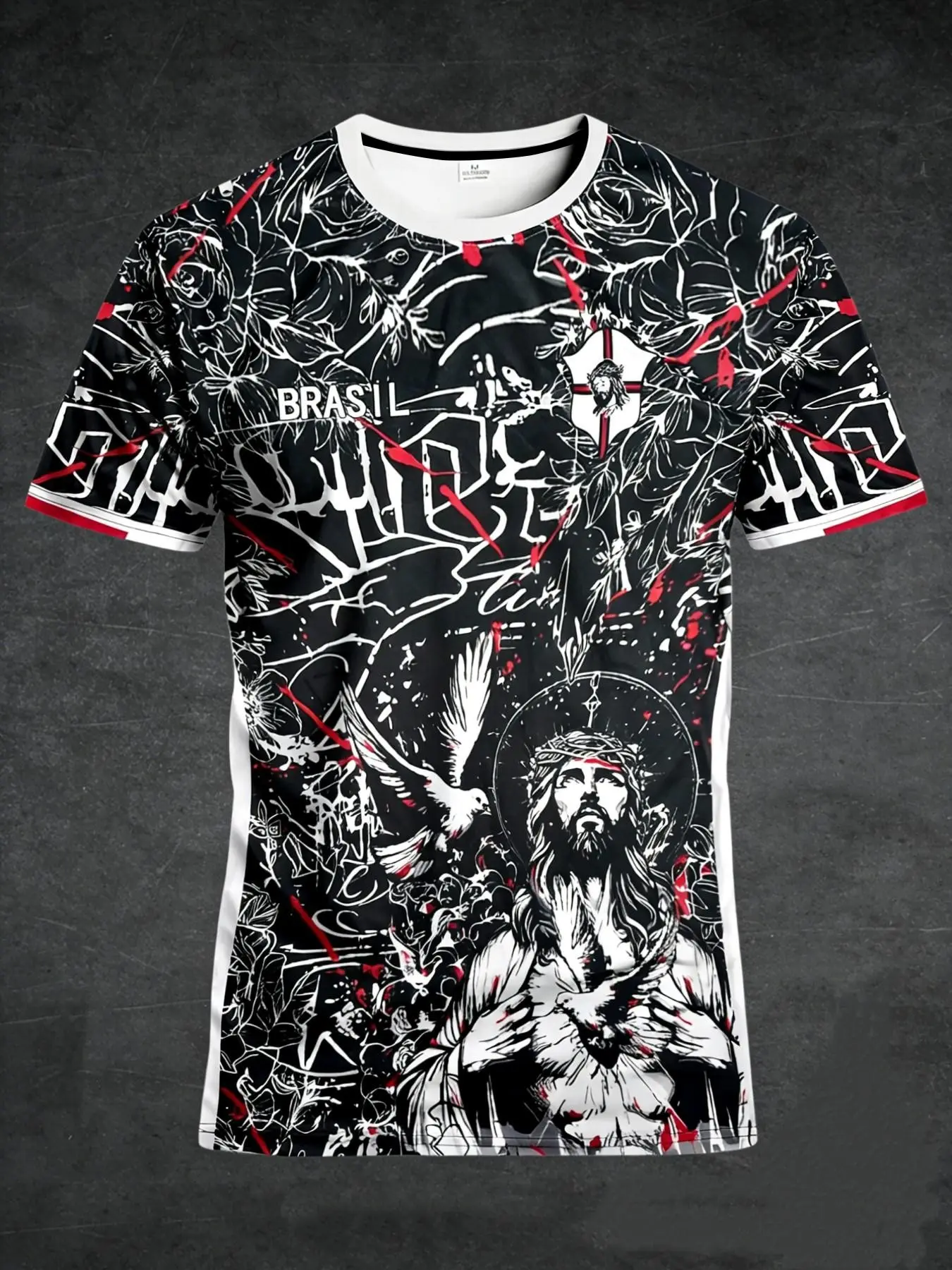 Brazil Special Edition Men's Football Sports Shirt & Youth Round Neck Comfortable Sport T-Shirt, Sports Top, Brazil Style Print, Casual Wear, Sportswear