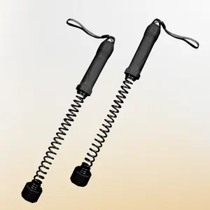 Soft Silicone Non-Slip Handles, Cordless Rope Training Equipment, Home Gym Power Burst Trainer, Simulated Battle Rope Bar, Workout Equipment