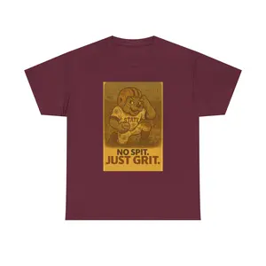 Mississippi State- No Spit Just Grit, college football, SEC Unisex Tee, Fan Apparel, Game Day Outfit, Sports Team Clothing,