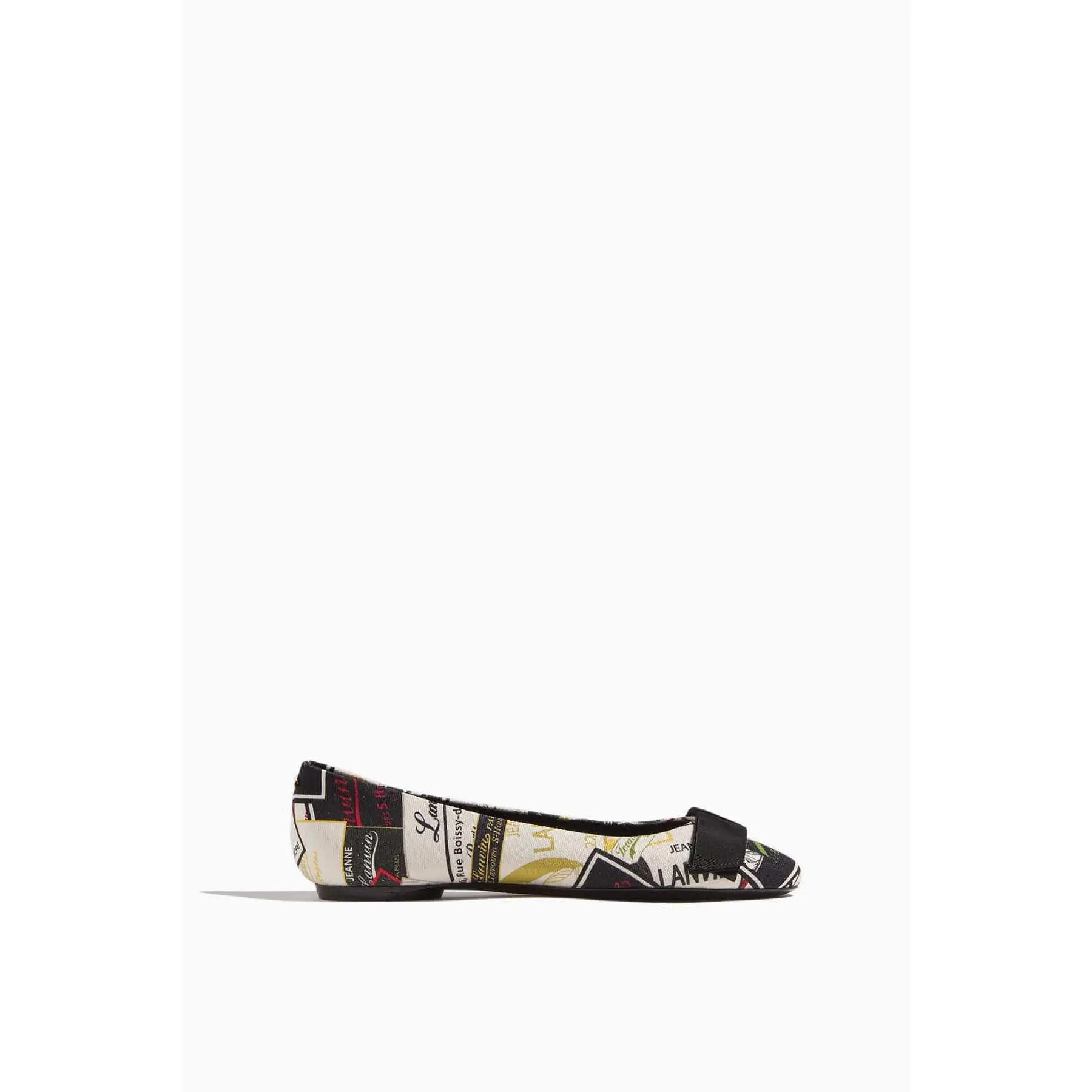 Ballerina Ete Lanvin in Black/Yellow Ballerina Ete Lanvin in Black/Yellow