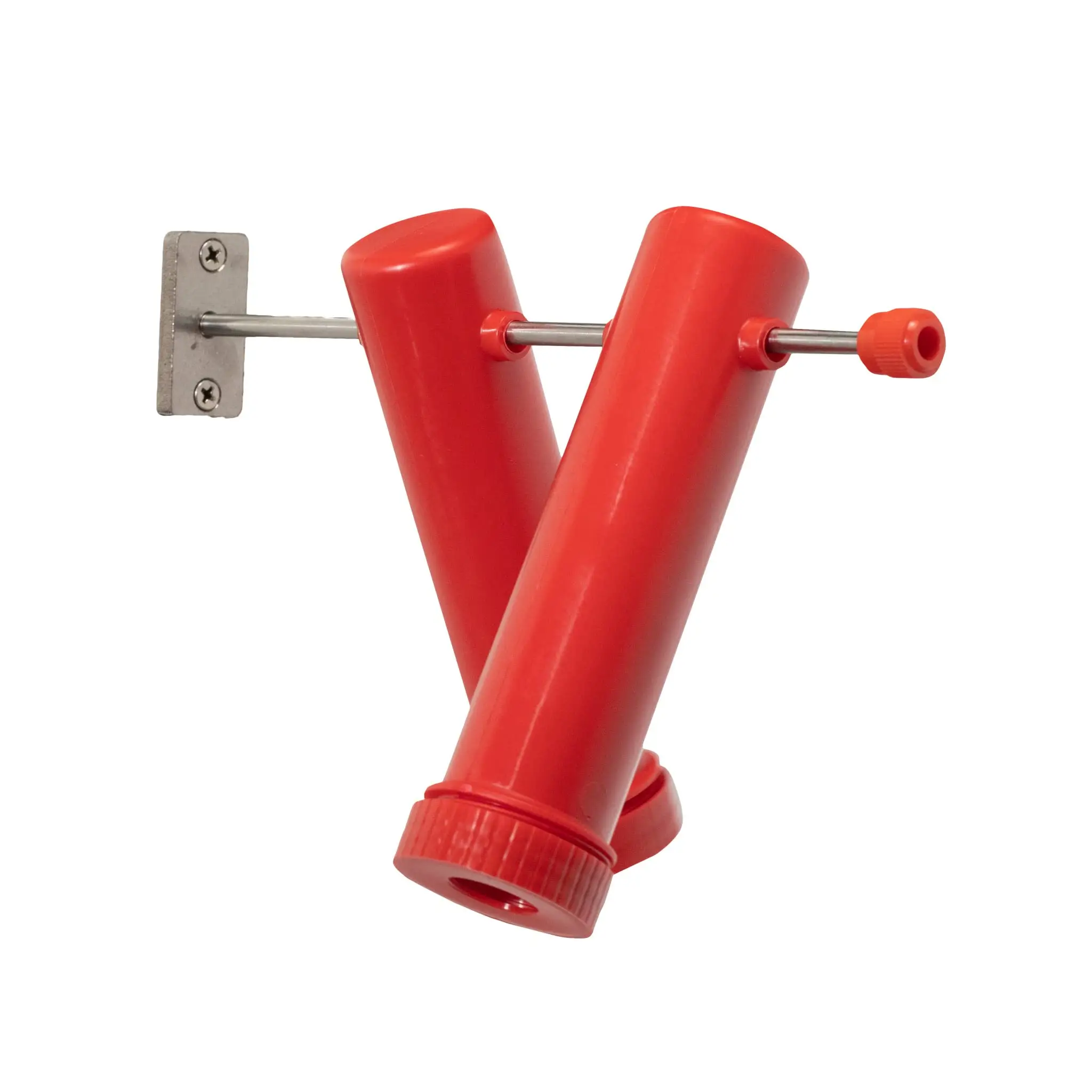 RentACoop Chicken Treat Dispenser - Suitable for Small and Large Treats - Wall-Mounted for Indoor and Outdoor Enrichment - Small Size with 2 Tubes Fee