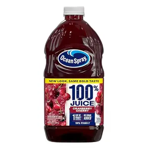 Ocean Spray 100% Juice Cranberry Cherry Juice Blend, 64 Fl Oz Bottle (Pack of 1)