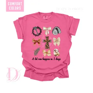 3 Days Easter Collage Comfort Color T-shirt