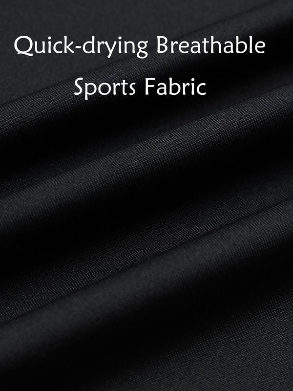 2 Pack Men’s Mock Turtleneck Compression Shirts Short Sleeve, Moisture Wicking Tights Base Layer Undershirt Sports T-Shirt, Gym Running Athletic Muscle Shirts Workout Tops, Compression Sportswear