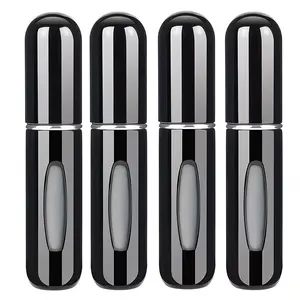 5ml Mini Refillable Perfume Spray Bottle - Portable Travel Scent Atomizer, Leak-proof Essential Oil Spray for Women and Men. (4pcs)