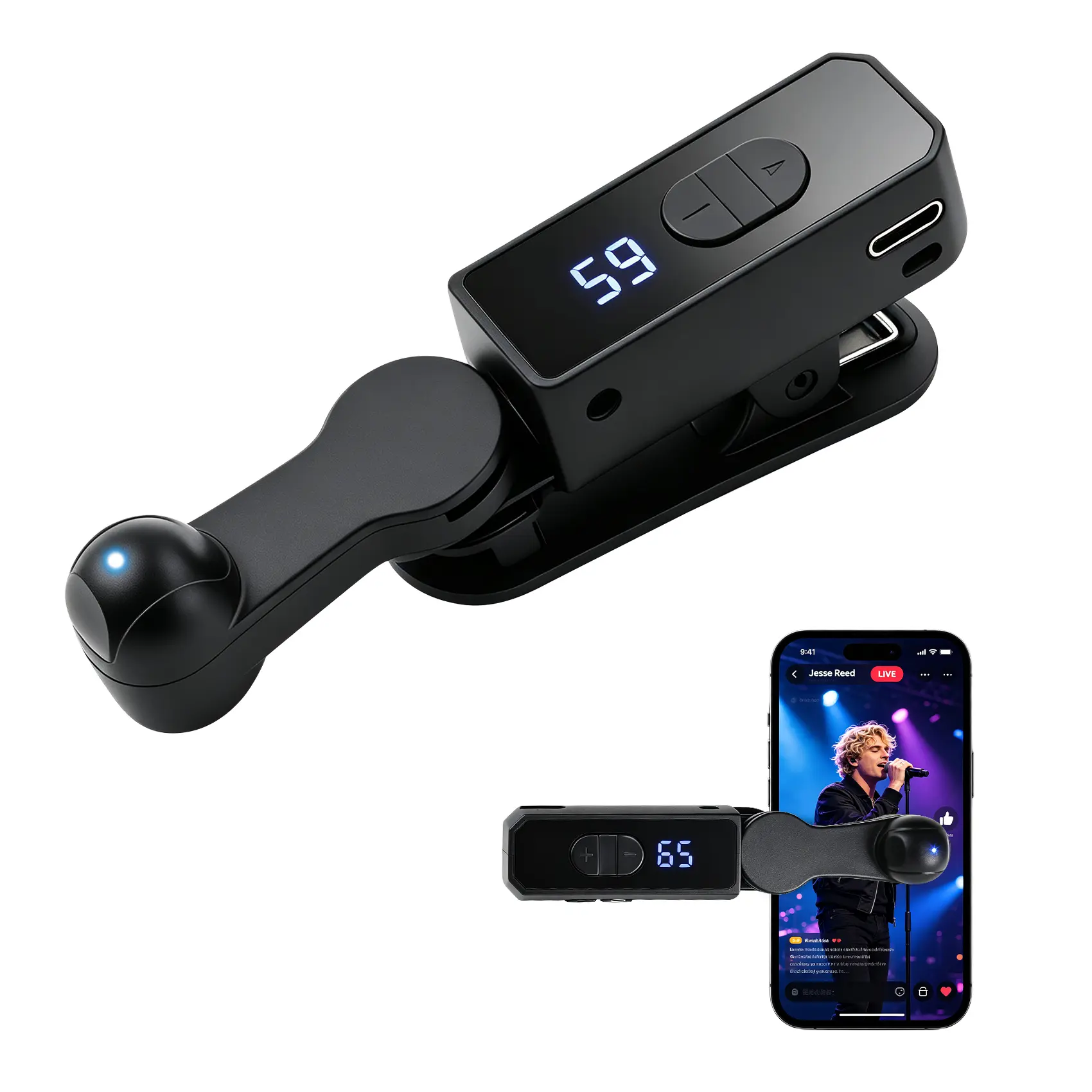 Portable Mobile Phone Screen Clicker Accessory, Rechargeable Compact Remote Fast Screen Tap Simulator with Smart Trigger - Ideal for Live Stream Likes, Gaming