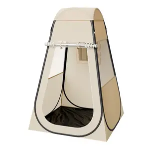 Clear Pop Up Sports Tent, 47x47in Bubble Tent for 1 Person, Waterproof Outdoor Pod with Floor Mat & Cover, Camping Igloo Dome for Events Fishing Default