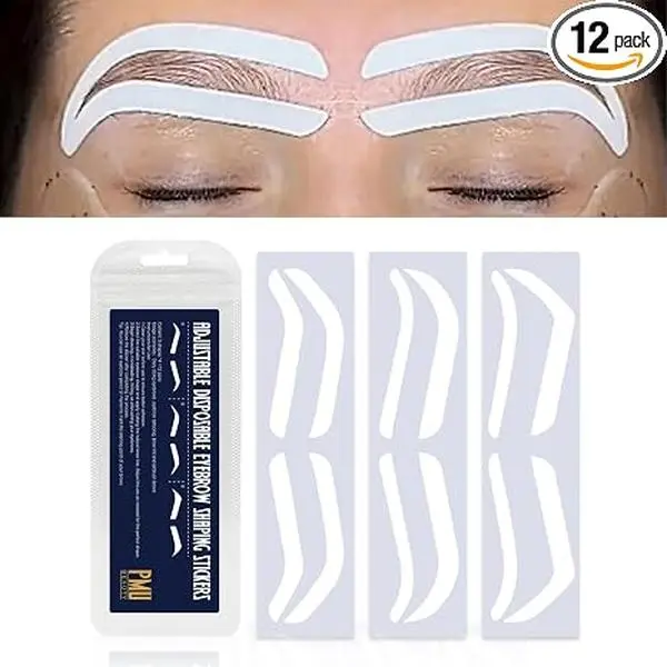 Airbrush Eyebrow Shaping Stickers Stencils Shape Tape Disposable