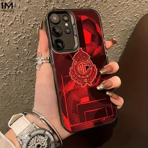 Toluca Football Club Emblem Design Suitable for Samsung Galaxy S22,S23,S24,S25, Stain-Resistant, Fashionable and Trendy,  Smartphone Case, Stylish Phone Cover, Fashionable Case, Durable Material, Samsung Case, Fan Merchandise, Football Fans, Samsung Users