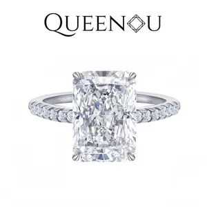 【366F】QuicklyDelivery，NOBonus,New Year Promo 4CT Cubic Zirconia Everyday Ring  - Classic, Fashionable, and Elegant Everyday Ring for Women, Christmas gift