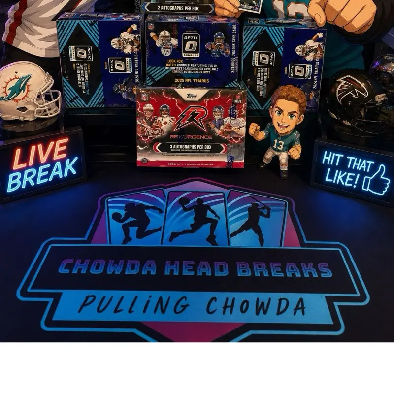 Chowda Head Breaks 4box break with 1 topps resurgence breakers delight hobby box. 3 optic retail boxes