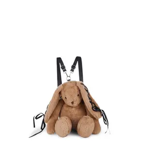 Cuddly Bunny Plush Backpack - Brown Cuddly Bunny Plush Backpack - Brown