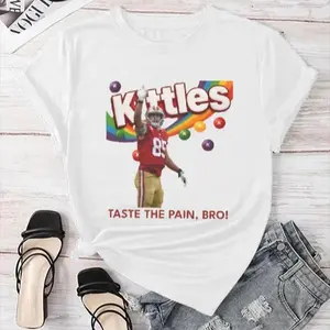 George Kittle Taste the Pain, Bro Unisex T-Shirt for 49ers Fans, Funny Football Sports Shirt, Game Day Outfit, Team Spirit Gift for Supporters