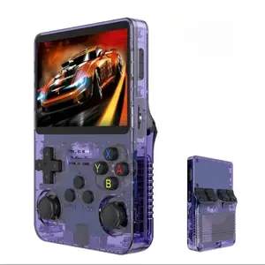 R36s Handheld Game Console, 3.5 Inch IPS Screen,  3000mAh Battery, Built-in 12000+ Classic Games for Adults