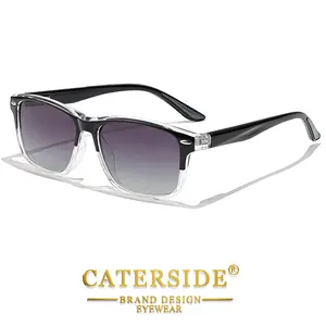 CATERSIDE Fashion Unisex Polarized Simple Sunglasses Classic Square for Daily Wear Outdoor Fishing Driving Shopping Eyewear Stylish and Versatile