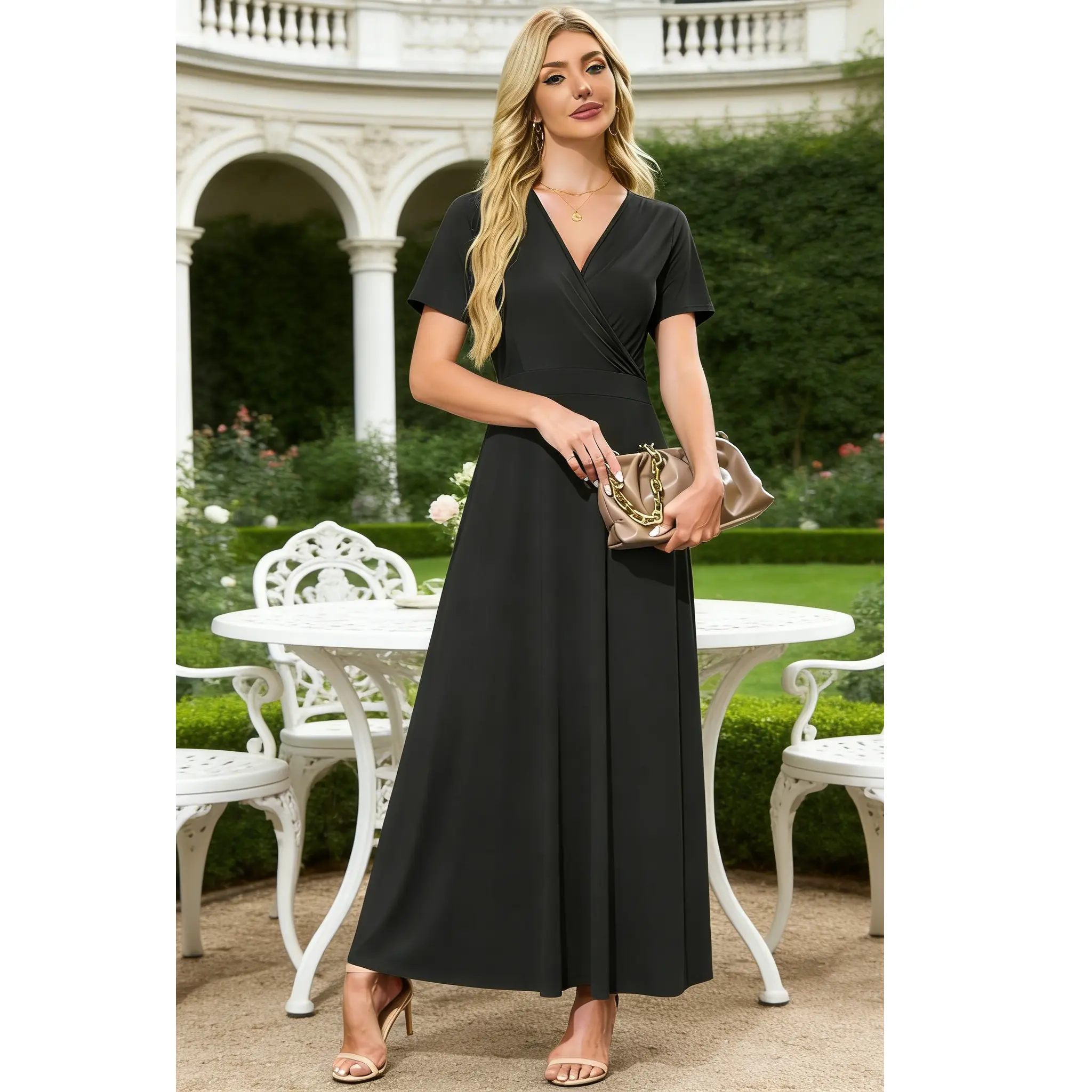 AUSELILY Maxi Dresses for Women V neck Ankle Length Floral Print Beach Long Flowy Dress with Pockets - TikTok Shop AUSELILY Maxi Dresses for Women V neck Ankle Length Floral Print Beach Long Flowy Dress with Pockets - TikTok Shop