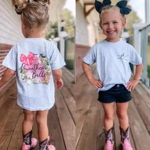 YOUNG Southern Belle Girls Short Sleeve Shirt, Southern Boy Co, Southern Hope, Kids Tee, Gift For Cute Girl, For Funny Boy, Sweatshirt, Hoodie