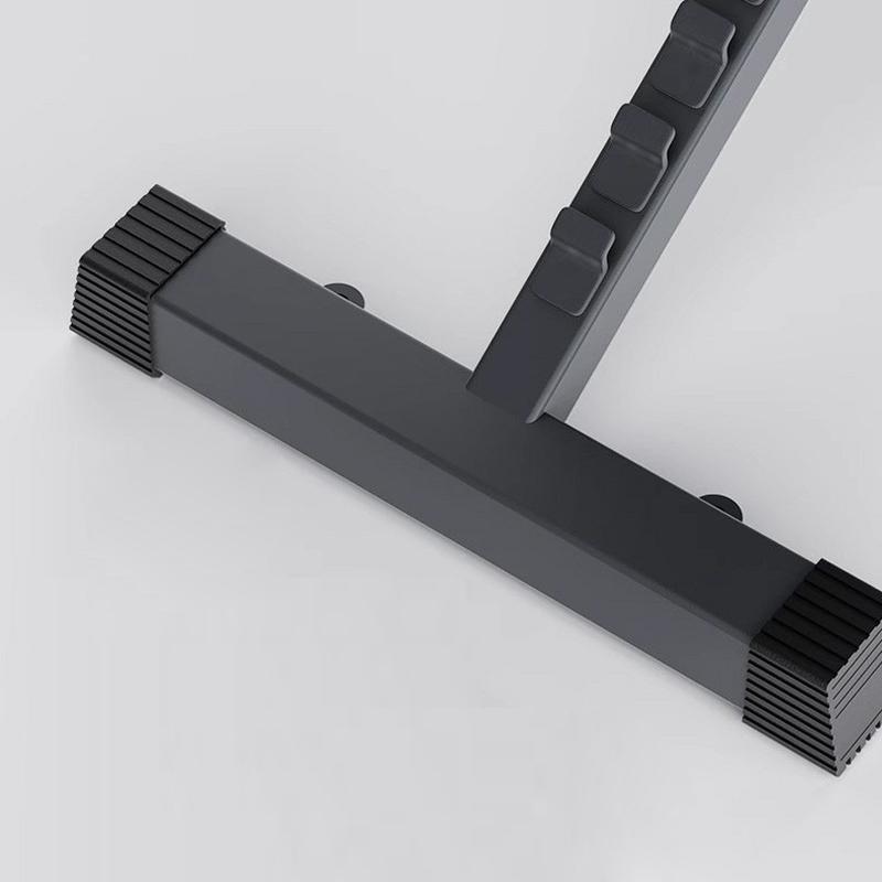 8-in-1 Adjustable Weight Bench - 6-Level Slope Fitness Bench with 1000LBS Load Capacity Triangular Mechanical Structure Full Folding Design for Home Gym Strength Training Standard-Black