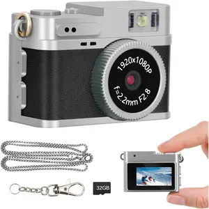 Digital Camera for Students: 1080P FHD Recording with 0.96" IPS Screen, H.264 Compression, and AVI Format - Ideal for Travel, Study, and Concerts - Suitable for Photography Enthusiasts