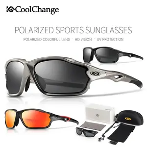 HD Polarized Sports Sunglasses | Anti-Glare UV400 Protection & Adjustable Fit for Cycling & Running | Glasses + Case