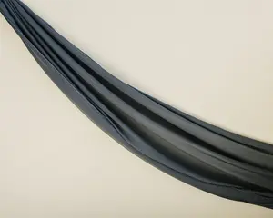 Bamboo Woven Solid Hijab- Charcoal