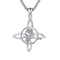 Rose Witches Knot Necklace 01