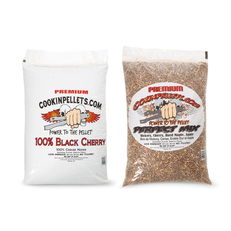 CookinPellets Black Cherry Hardwood Pellets and Perfect Mix Pellets, 40 ...