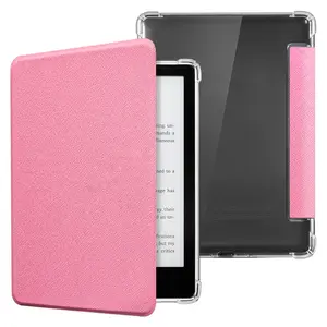 Ultra-Thin Transparent Case for Kindle 11th Gen, Auto Sleep/wake, Compatible with Paperwhite 12 & 5, Shockproof, Lightweight, Gift Idea