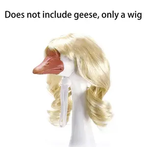 Cute Porch Duck Statue, Braided Lawn Duck Sculpture, Outdoor Garden Patio Decor, Porch Duck Costume, Yard Decoration