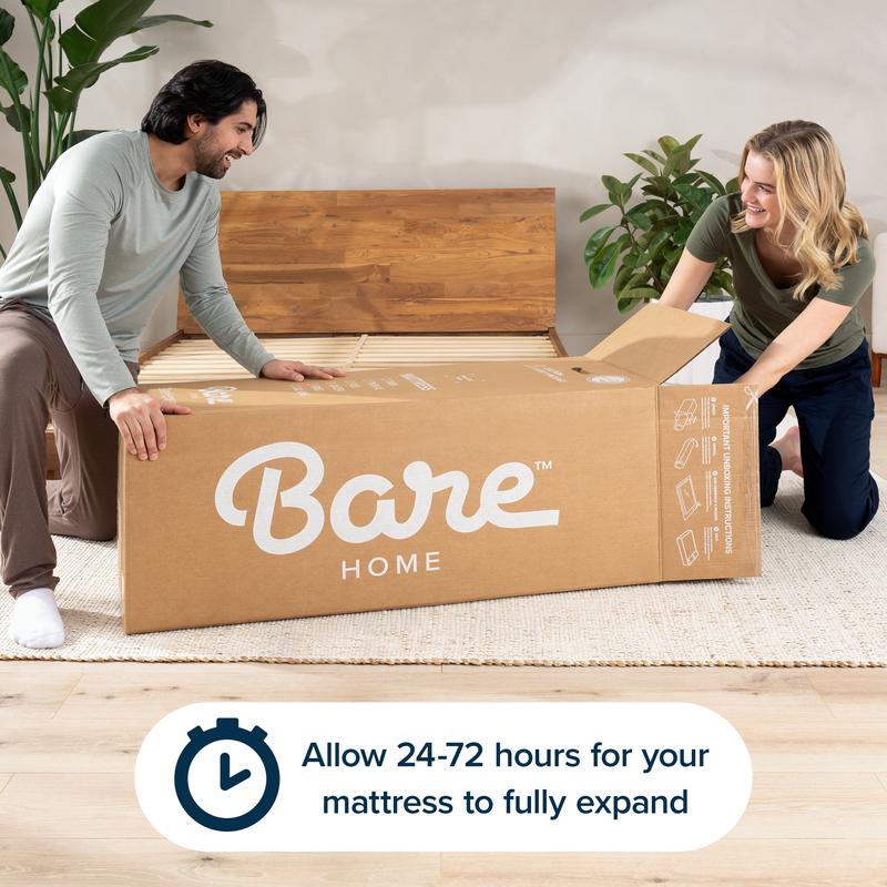 Twin XL - Bare Home Clean Classic Mattress - 11" Memory Foam with 2" Visco for Pressure Relief & Eco-Friendly CertiPUR-US Certified Foam
