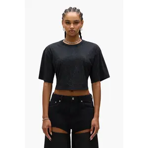 Crystal Camo Cropped Tee Crystal Camo Cropped Tee