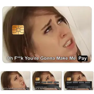 Credit Card Thin Skin Vinyl No Residue Sticker, 4 Counts/set Waterproof & Scratch Resistant Card Sticker, Personalized Bank Card Skin Protector Sticker Cards