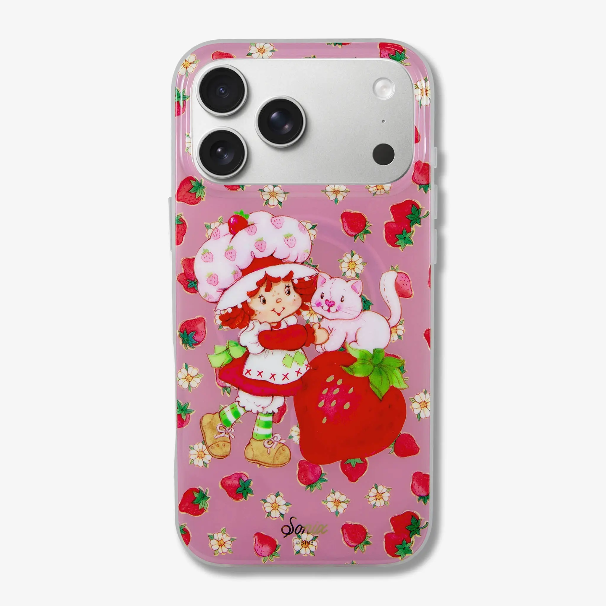 Strawberry Shortcake™ Vintage MagSafe® Compatible Protective Smartphone Case - Flower-Printed Casing Cover for iPhone, Durable Women's Phones & Electronics Accessory