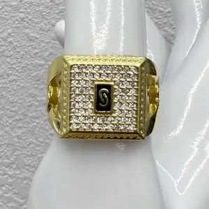 Anillo Monaco de Oro laminado