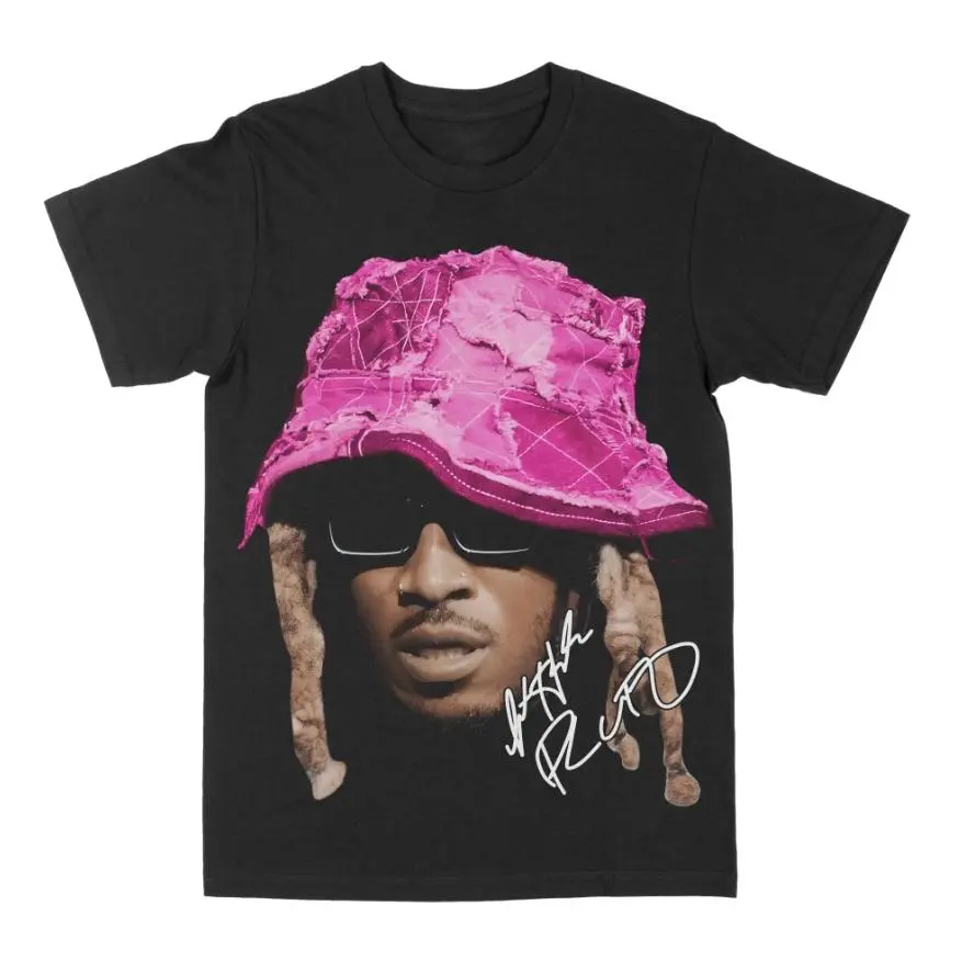 Youth + Adult Future Big Face Pink Bucket Graphic Tee, Vintage Rap Shirt, Retro 90s Hip Hop graphic tee, Streetwear, Family Trip Shirt