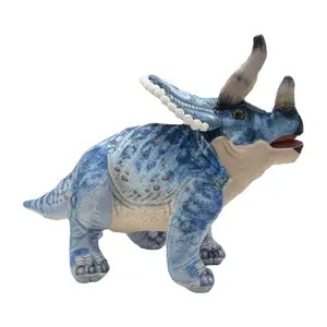 Blue Triceratops Plush - Wild Republic's Artist Dino Plushie Collection