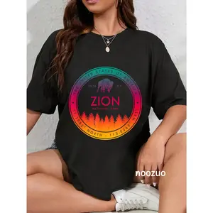 100% Cotton Zion National Park Utah Gifts Souvenir UT T-Shirt