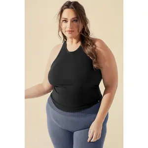 Not Your Typical Tank (Built-in Bra) - Black