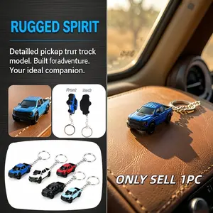 Creative Keychain for Ford F-150, Metal Key Ring for 2022 Truck Model, Owner's Accessory, Stylish Key Cover, American Pickup Design