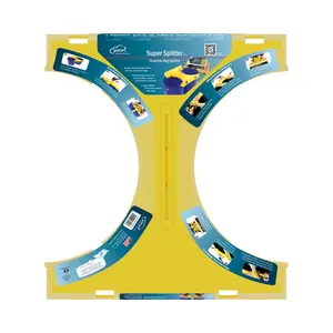 Super Splitter Concrete Bag Splitter - Hands-Free Concrete Pouring with Built-in Serrated Blade, Secure Design for 2 x 5-Gallon Bags & Wheelbarrows