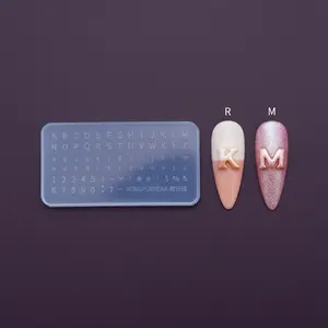 Mini Alphabet Silicone Nail Art Mold, Uppercase Lowercase Letters, Numbers, Symbols, DIY Name Charms, Resin Craft Embellishments