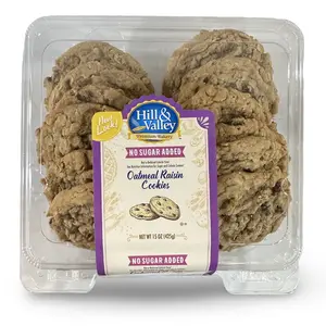 Hill & Valley Sugar Free Oatmeal Raisin Cookies | 15 Ounce | 2-Pack