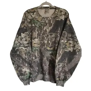 90sRealTreeCamoAll-OverCrewNeckSweatshirtMossyOakCamouflagePatternLVintage1990sOutdoorsJerseysLongSleevesMen'sTopsMenswearCasualClassicFashionHoodieCrewneckPulloverTropical