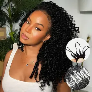 【Slash Prices】Tahikie Burmese Curly Crochet Human Hair For Mircale Knots Human Hair Feather Water Wave Curly Wave Crochet Human Hair For Miracle Knots  Pre- Separated 50g/Pack Recommended #TiktokShopSpringGlowUp #RefreshedLook
