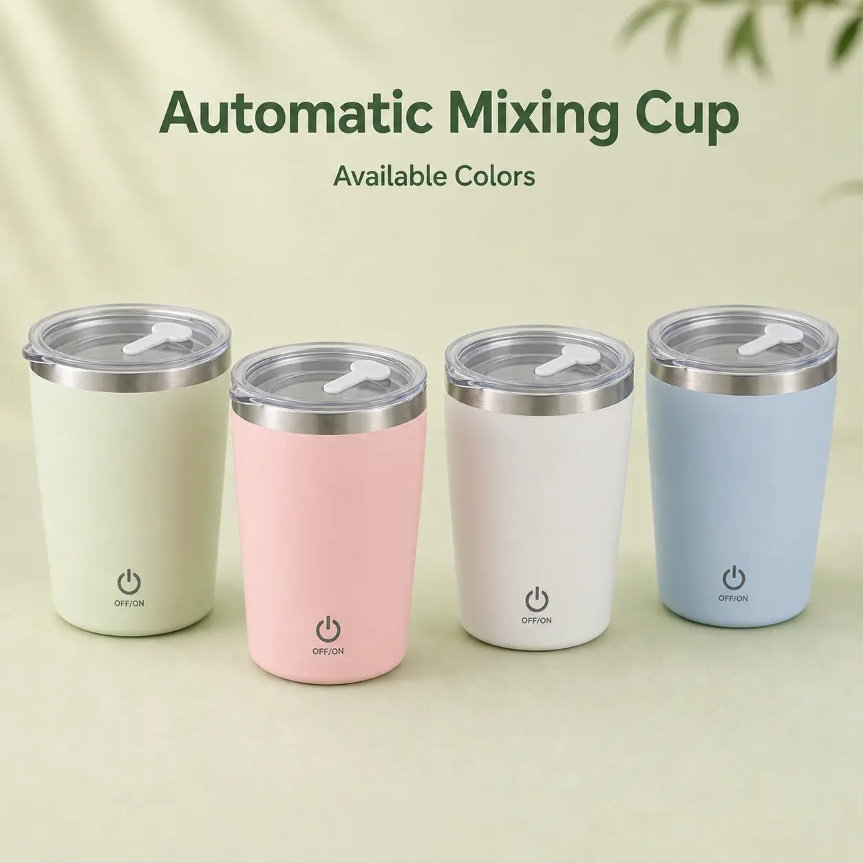 Automatic Stirring Mug - 304 Steel Safe Portable Refillable Grab-and-Go Travel Mug, USB Rechargeable 304 Stainless Steel Kitchenware Drinkware, Washable Reusable Tumbler, Reuse, Automatic Stirring Mugs