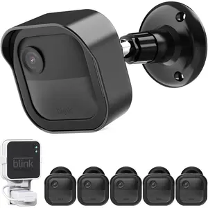 Camera Mount for Blink Outdoor 4 (4th Gen) and Blink Outdoor (3rd Gen), 5 Pack Weatherproof Protective Housing and 360  Adjustable Mount with Sync Module 2 Mount
