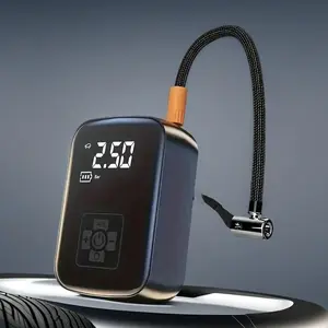 Wireless Car Air Compressor, Multifunctional Air Pump for Sleep Mat, Motorcycle, Bicycle & Boat, Portable Electric Car Tire Inflator